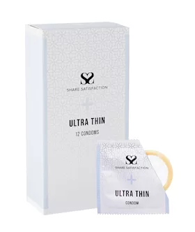 Share Satisfaction Ultra Thin Condoms - 12 Pack