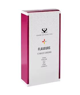 Share Satisfaction Flavoured 12 Mixed Condoms