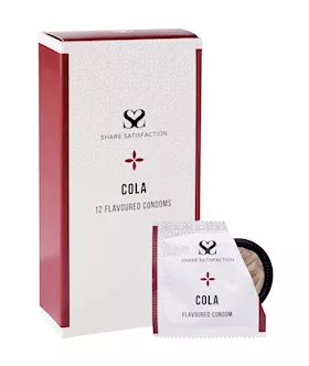 Share Satisfaction Cola Flavoured Condoms - 12 Pack