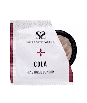 Share Satisfaction Cola Flavoured Condoms - 12 Pack