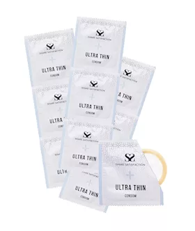 Share Satisfaction Ultra Thin Condoms - 100 Bulk Pack