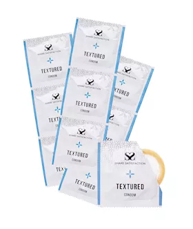 Share Satisfaction Textured Condoms - 100 Bulk Pack