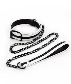 Glo Bondage Collar And Leash