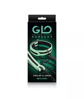 Glo Bondage Collar And Leash