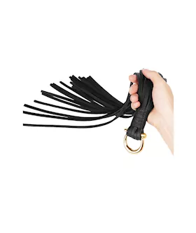 Draping Tassel Leather Flogger