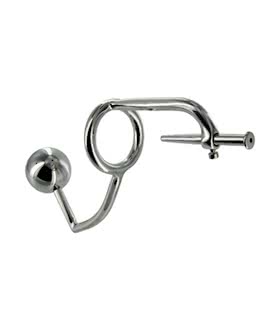 Anal Intruder Cock Ring with Penis Plug