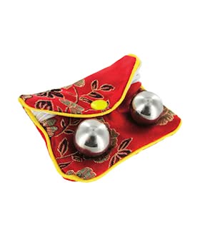 Stainless Steel Benwa Kegel Balls with Pouch