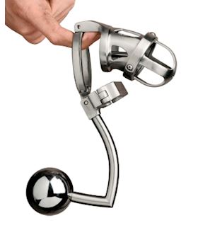 Deluxe Chastity Cage With Accessories