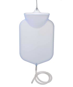 Silicone Open Flow Top Douche and Enema Bag