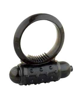 Black Stallion Snug fit Vibrating Cock Ring