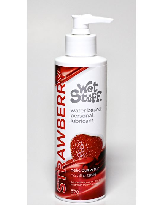 Wet Stuff Strawberry Waterbased lubricant 270g