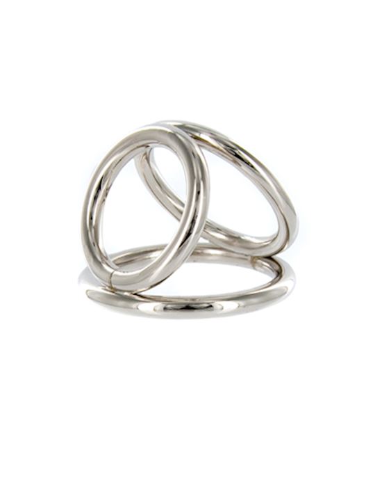Chrome Triple Cock and Ball Ring