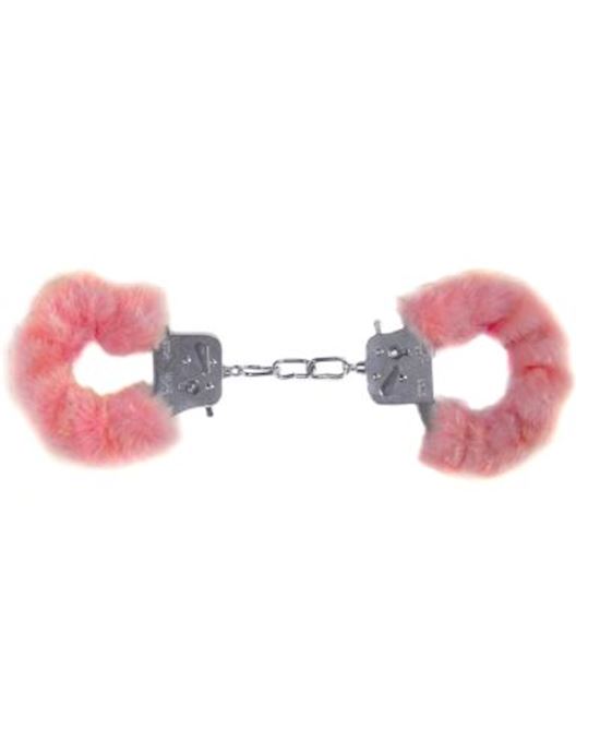Pink Fur Lined Handcuffs