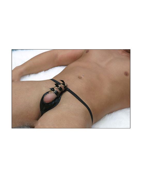 black erotic mens underwear