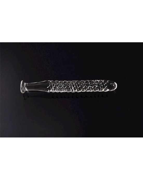 The straight and narrow glass dildo