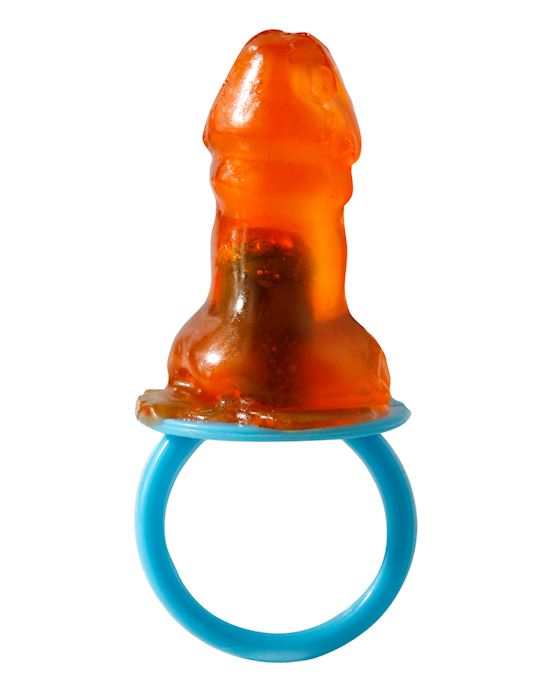 Candy Pecker Pacifier Orange