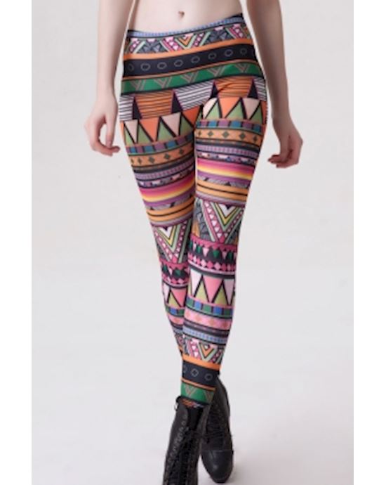 Fashion Seamless Print Women Leggings