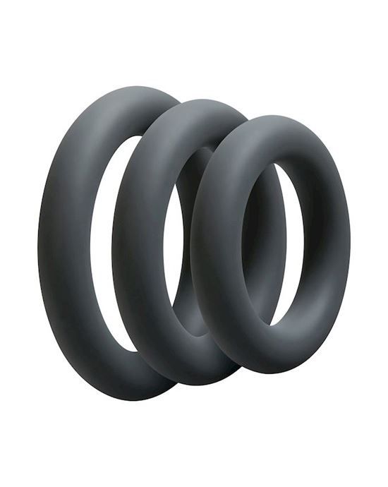 OptiMALE 3 Cock Ring Set Thick