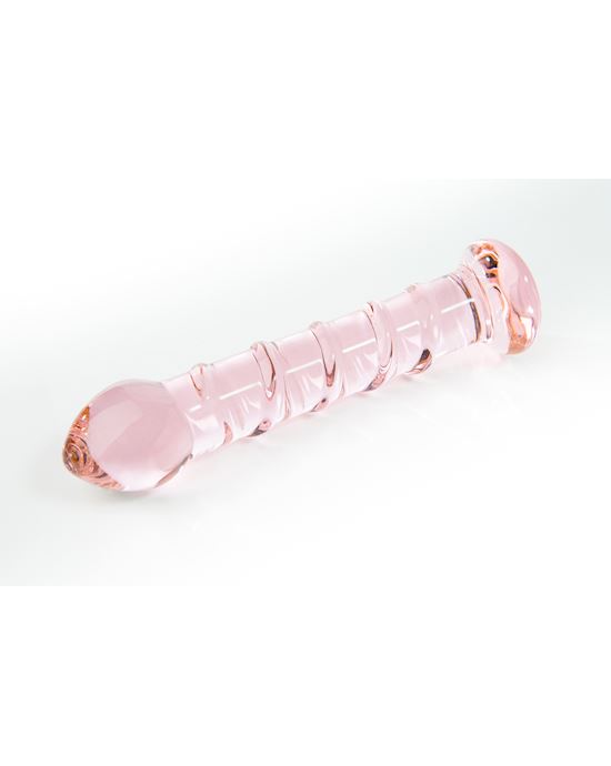 Amore Salmon Swirl Glass Massager