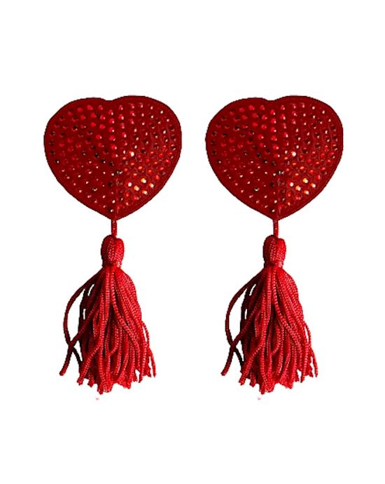 Nipple Tassels Heart Red