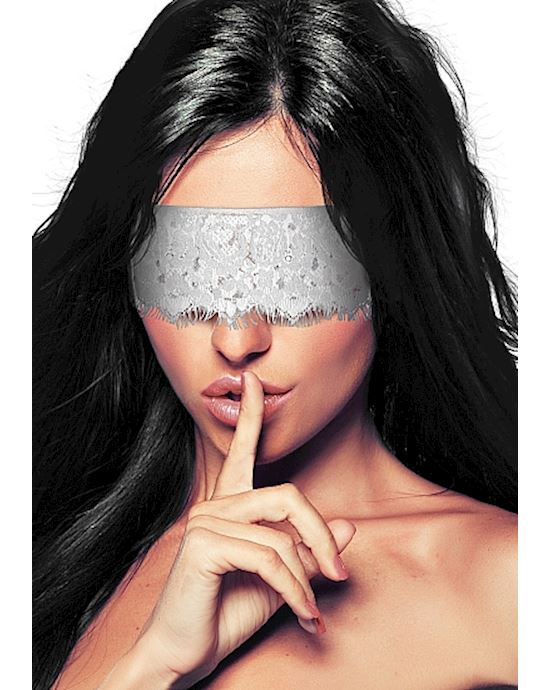 Mystère Lace Mask White