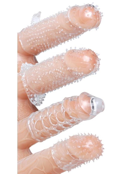 Pleasured Penis Enhancement Sleeve 4 Pack
