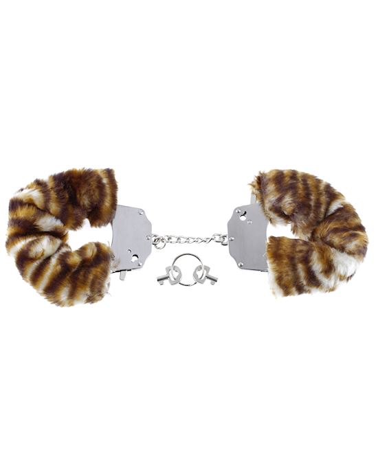 FURRY LOVE CUFFS TIGER
