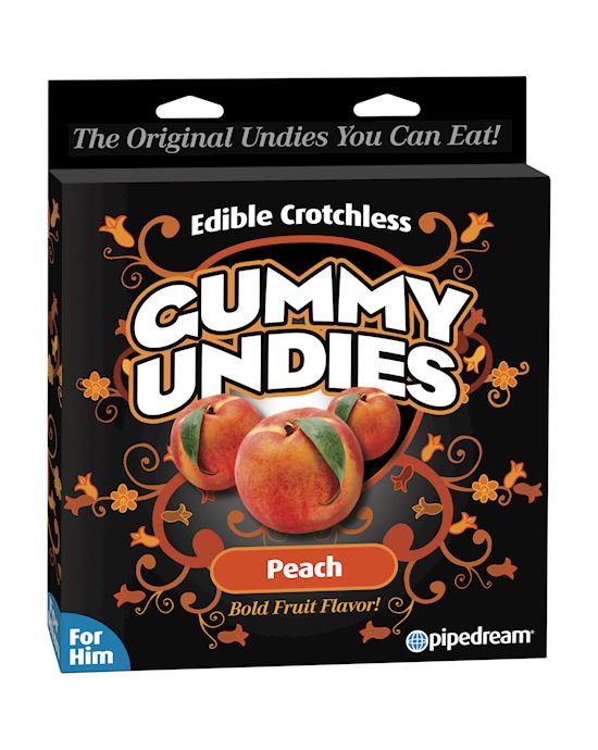 MALE EDIBLE GUMMY UNDIES PEACH
