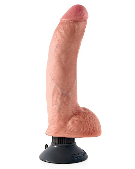 King Cock 9 Vibrating Cock with Balls