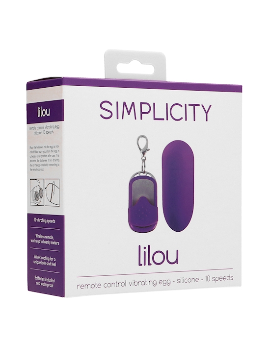 LILOU remote control vibrating egg