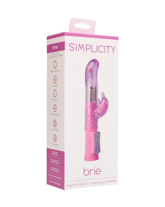 Dolphin Vibrator Rotating Dual Motors 8 Speeds