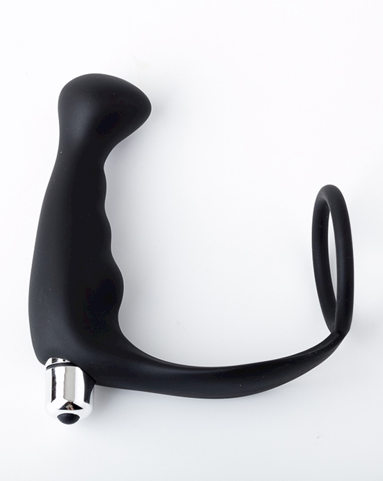 Vibrating PSpot Massager With Cock Ring