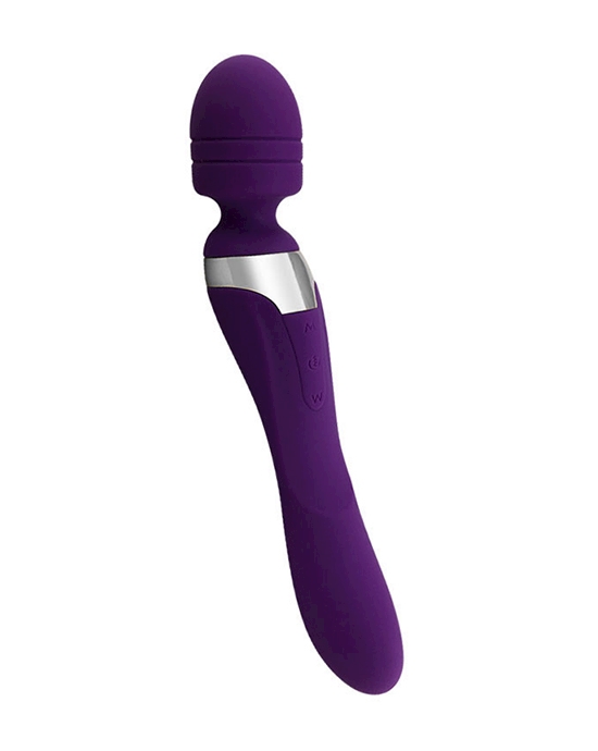 bliss 8 inch 10 mode waterproof purple silicone g spot vibrator