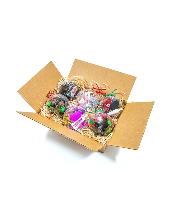 Christmas Baubles Deluxe Set of 6