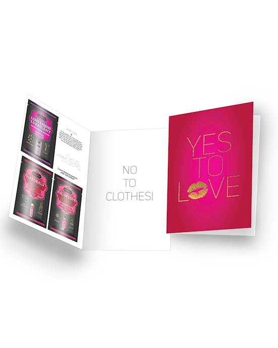 Naughty Notes Greeting Card Yes to Love