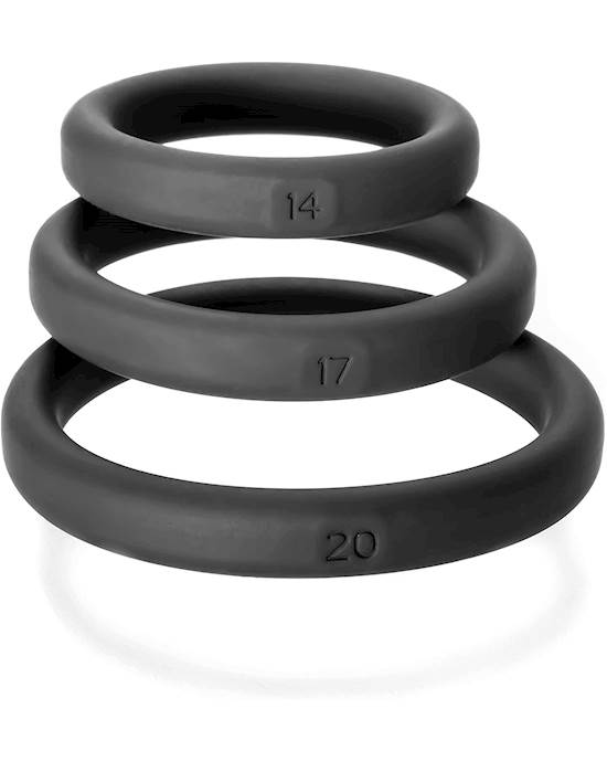 XactFit Silicone Rings Number14 Number17 Number20