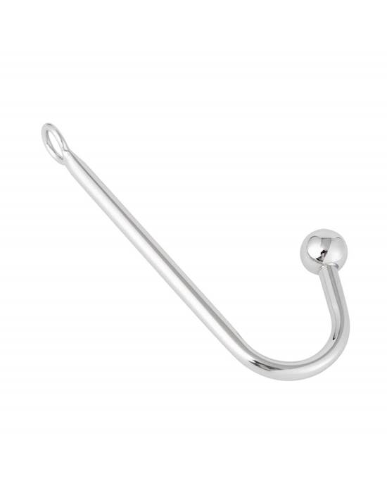 Kink Stainless Steel Anal Hook  Medium