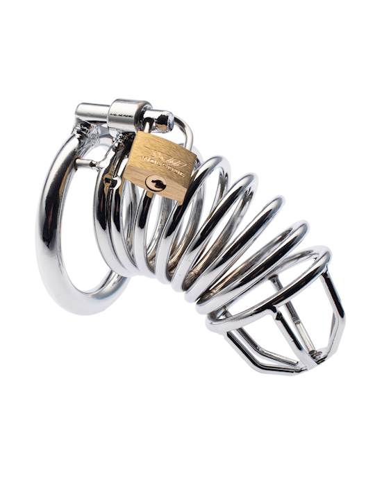 Kink Range Spiraled Chastity Cage  44mm