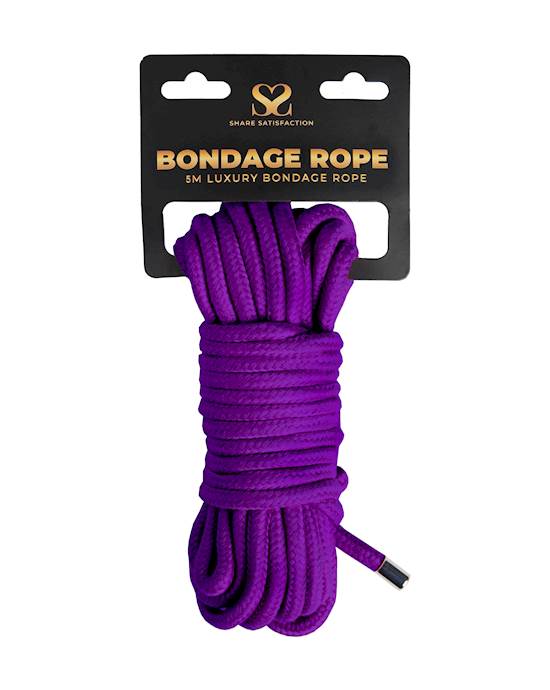 Share Satisfaction Luxury Bondage Rope  5m